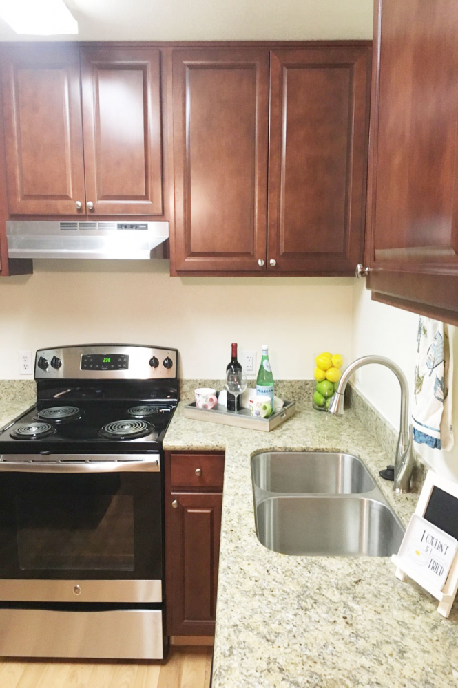 Take a tour today and view Living, kitchen, dining 3 for yourself at the Walnut Village Apartments
